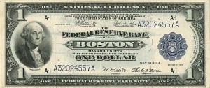 1914 $1 National Currency - FR-709 - United States Large Size Paper Money